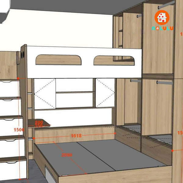 Thiết kế phòng ngủ theo yêu cầu – Không gian riêng cho tổ ấm tại Quận 4