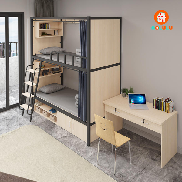 Giường tầng khung sắt hiện đại cho kí túc xá Nolulu - GTS06