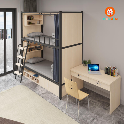 Giường tầng khung sắt hiện đại cho kí túc xá Nolulu - GTS06