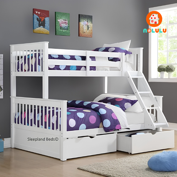 Giường Tầng 1m6 Gỗ Tự Nhiên NO.16
