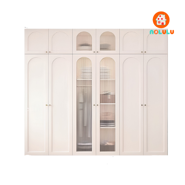Tủ Áo Quần TQA-082 Cánh Kính Sang Trọng