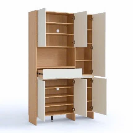 Tủ Giày Kết Hợp Tủ Trang Trí Hiện Đại H-210