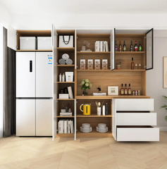 Tủ Bếp Đa Năng Để Rượu, Dụng Cụ Pha Chế Và Tủ Lạnh B22