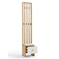 Tủ Giày Kết Hợp Ghế Ngồi - Móc Treo Đồ Hiện Đại H-220