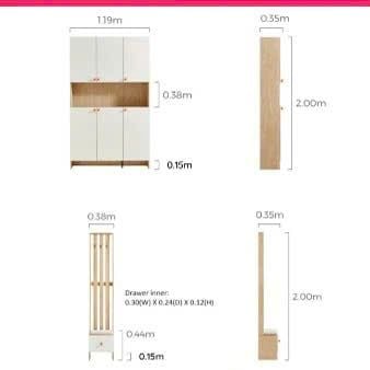 Tủ Giày Kết Hợp Ghế Ngồi - Móc Treo Đồ Hiện Đại H-220