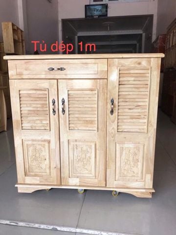 Tủ Giày Dép Gỗ Cao Su