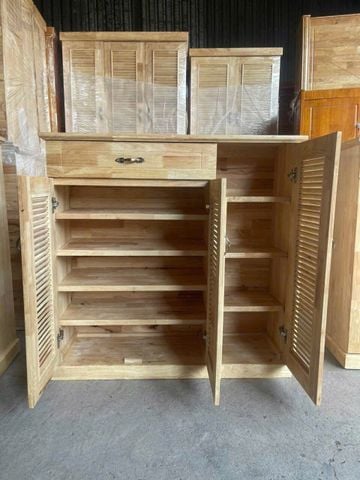 Tủ Giày Dép Gỗ Cao Su