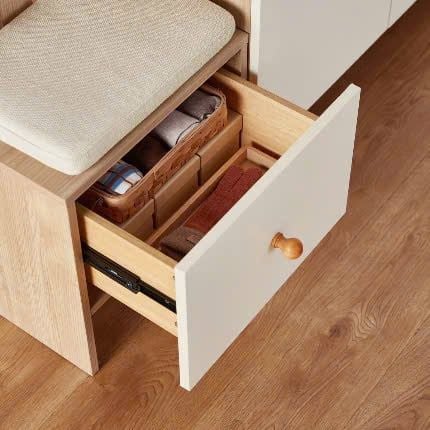 Tủ Giày Kết Hợp Ghế Ngồi - Móc Treo Đồ Hiện Đại H-220