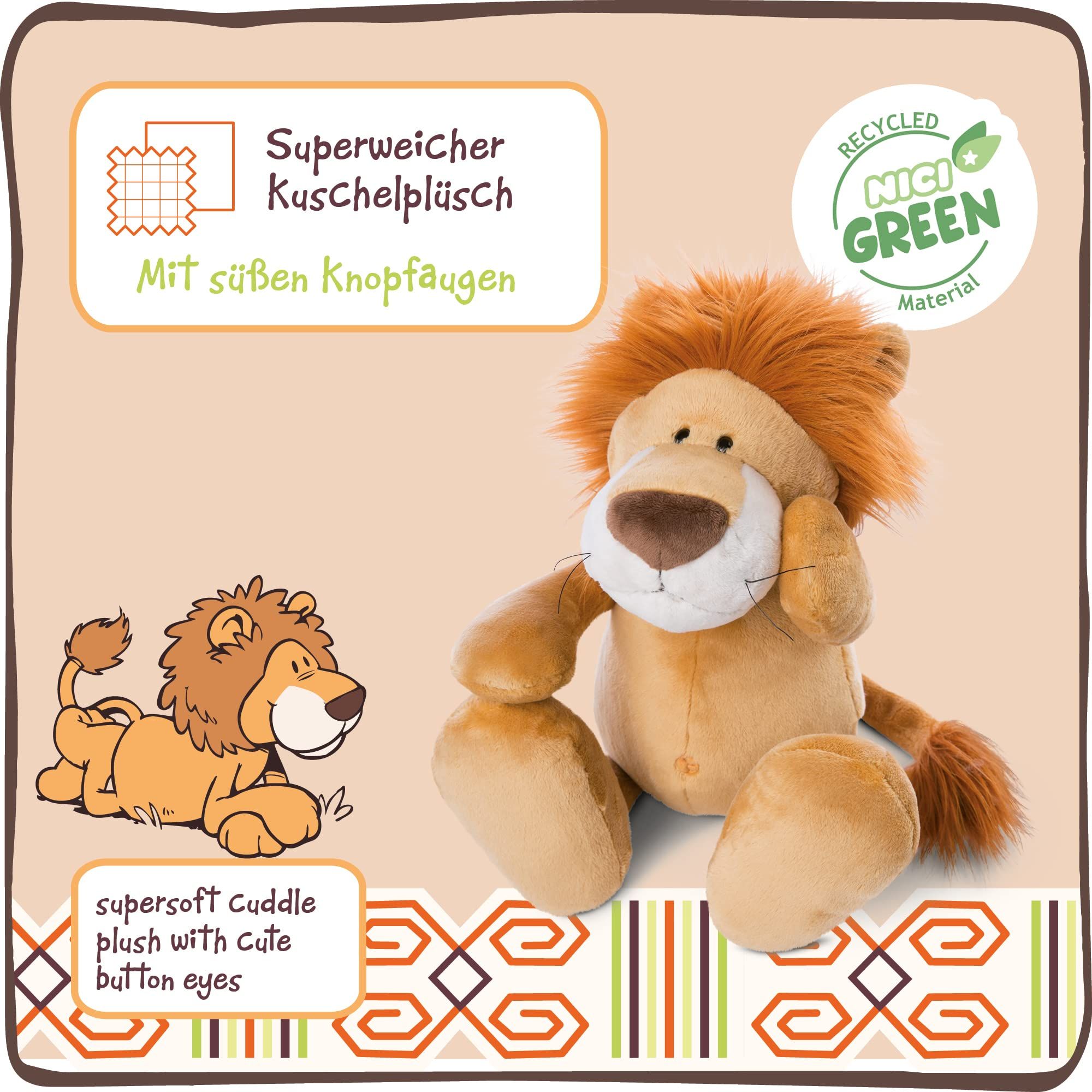  Thú nhồi bông 50cm 47770 | Lion Moomba sư tử |NICI Germany 