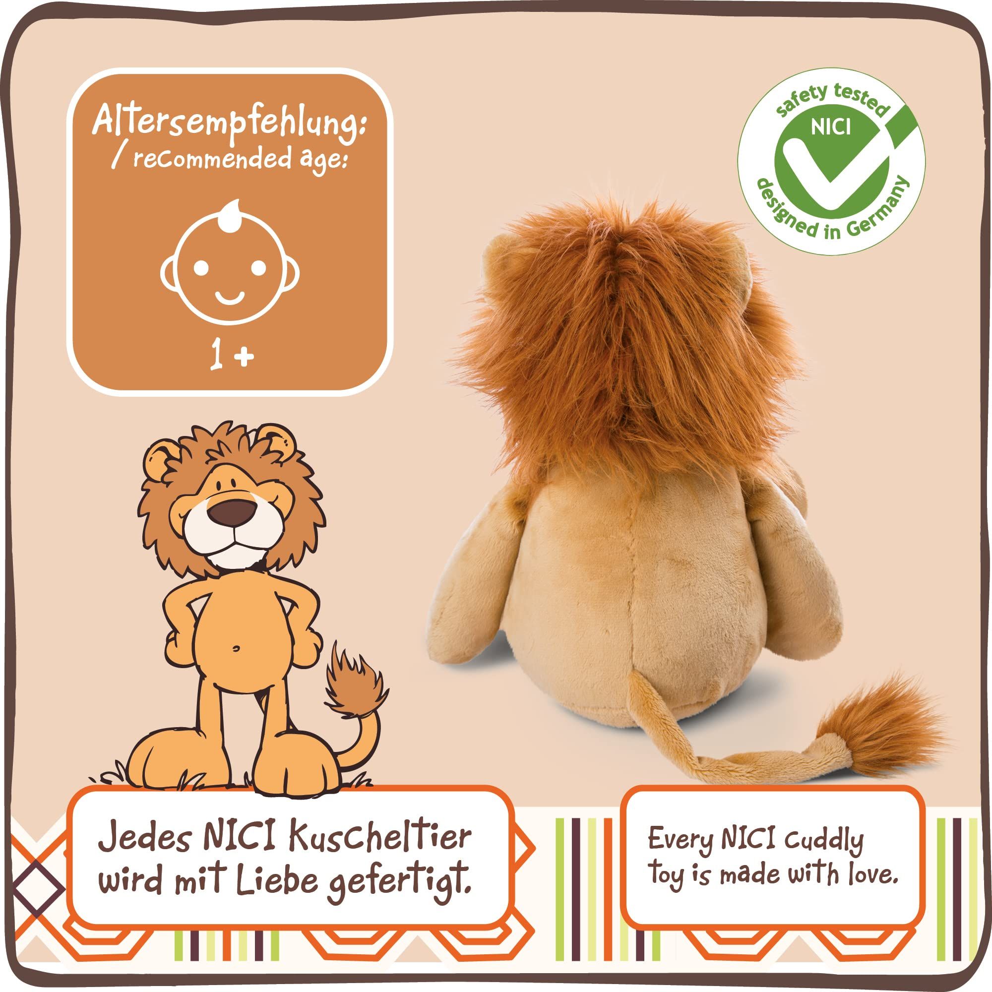  Thú nhồi bông 50cm 47770 | Lion Moomba sư tử |NICI Germany 