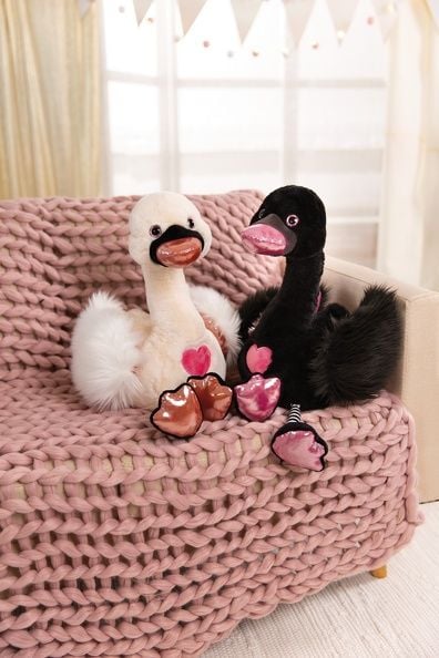  Thú nhồi bông 50cm-48270|thiên nga trắng Love swan white_NICI Germany 