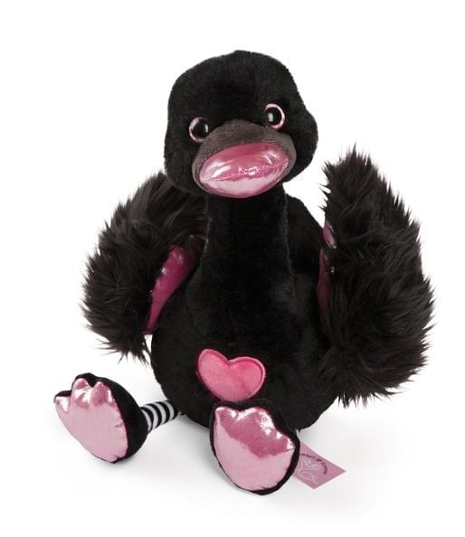  Thú nhồi bông 50cm-48271|thiên nga đen Love swan black_NICI Germany 