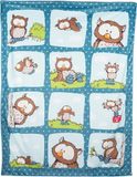  Thú bông 106x140cm 48788 | Cú rừng Oscar owl NICI Blanket mền bông 