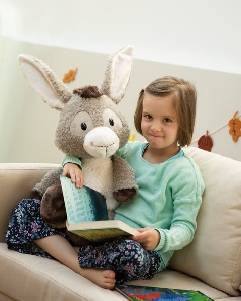  Thú nhồi bông 53cm-lừa con donkey Lee Farm friends GREEN-Nici Germany-49035 