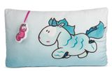  Đồ chơi thú nhồi bông 43x25cm kỳ lân Unicorn Aquario gối cushion GREEN | NICI-49712 