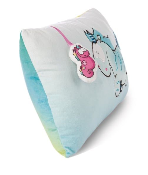  Đồ chơi thú nhồi bông 43x25cm kỳ lân Unicorn Aquario gối cushion GREEN | NICI-49712 