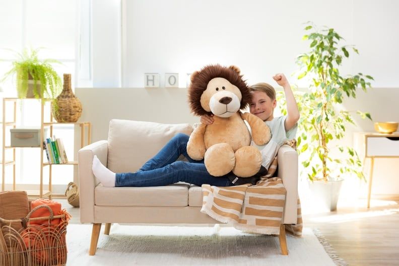  Thú nhồi bông 70cm-61514| sư tử Lion Zoo Friends_NICI Germany 