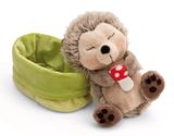  Thú nhồi bông 12cm NICI Germany 61580 | Sleeping Pets Forest Friends Green Cáo Fox | Rái cá Otter | Thỏ Bunny | Nhím Hetchoge 