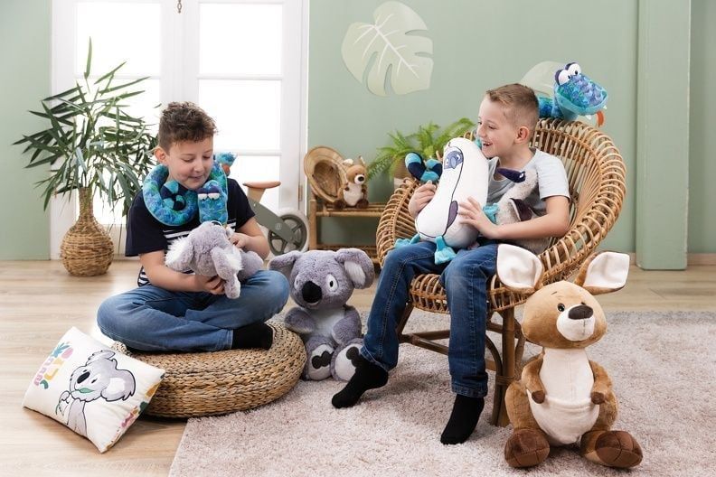  Thú nhồi bông 30cm 61717 |NICI Germany gấu Koala Barry mẹ & bé GO GREEN 