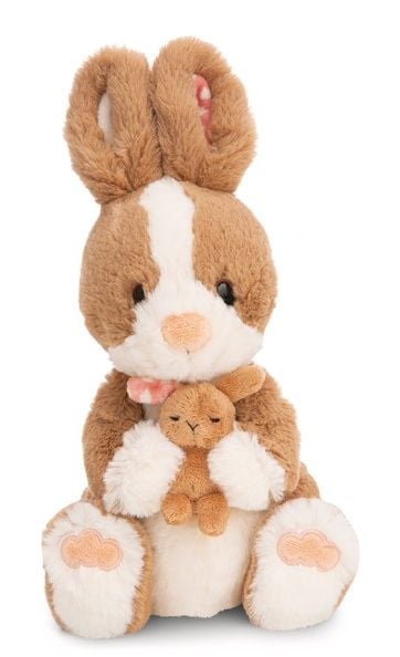 Thú nhồi bông 25cm 61631 |rabbit Hopsala child thỏ mẹ ôm con|NICI Germany