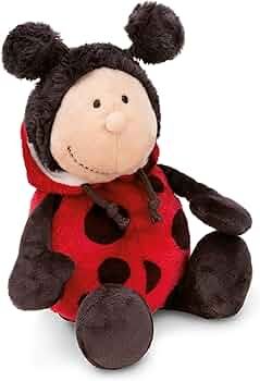  Thú nhồi bông 35cm 61636 |NICI Germany ladybug Dotti-Lotti cánh cam may mắn GO GREEN 