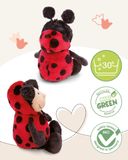  Thú nhồi bông 35cm 61636 |NICI Germany ladybug Dotti-Lotti cánh cam may mắn GO GREEN 