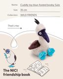 Thú nhồi bông 35cm 61720 |NICI Germany blue-footed booby Sula chim điên chân xanh Go Green 