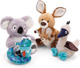  Thú nhồi bông 35cm 61720 |NICI Germany blue-footed booby Sula chim điên chân xanh Go Green 