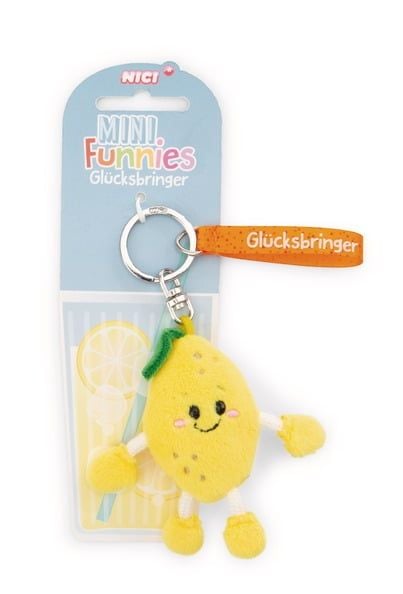  Móc khóa Mini funnies food keyring chính hãng NICI Germany (Thú nhồi bông 7cm)-61800 