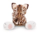  Thú nhồi bông 30cm 62152 |cat bengal fish lying mèo vằn hổ ăn cá nằm|NICI Germany 