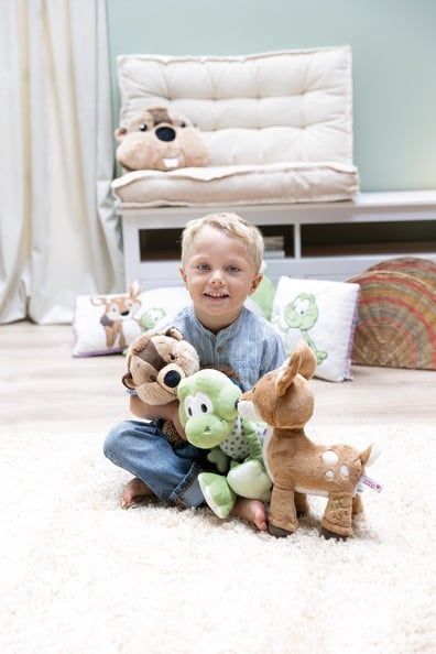  Thú nhồi bông 35cm-62272| Hoẵng René Reobuck_NICI Germany GREEN (Họ Hươu Nai) 