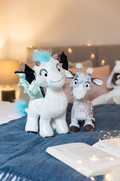  Thú nhồi bông Rồng dragon Zafura Winter_NICI Germany NICI GREEN 