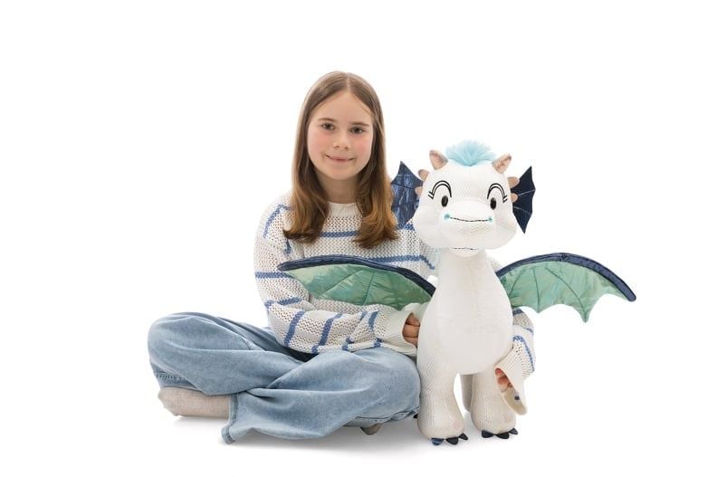 Thú nhồi bông Rồng dragon Zafura Winter_NICI Germany NICI GREEN 