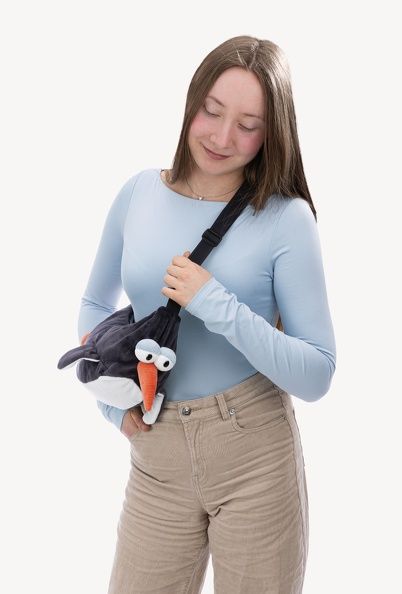  Thú nhồi bông 30x18x9cm-62458|chim cánh cụt penguin Jorge Thunder Winter_NICI Germany GREEN 