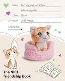  Thú nhồi bông 12cm-61940| thú cưng Little Paws chó mèo đáng yêu _NICI Germany 
