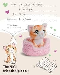  Thú nhồi bông 12cm-61940| thú cưng Little Paws chó mèo đáng yêu _NICI Germany 