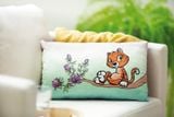  Đồ chơi thú nhồi bông gối 43x25cm cọp tiger Mandarina 