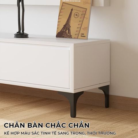 Kệ Tivi 1 Cánh 2 Ngăn Trắng Sang Trọng, Hiện Đại - GP323 - Nội thất IGA Việt Nam