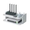Kệ Treo Tường Định Tuyến Wifi Màu Trắng Chống Thấm Nước - Nội Thất IGA - IG407