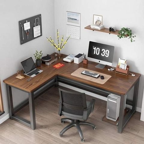 Bàn làm việc chữ L thiết kế hiện đại, sang trọng cho mọi không gian sống - GM126