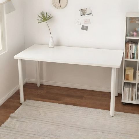 Bàn Làm Việc Gỗ MDF Chân Sắt Tròn Hiện Đại GM62 - Nội Thất IGA Việt Nam