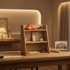 Kệ Để Bàn Décor Óc Chó/ Trắng - GA20