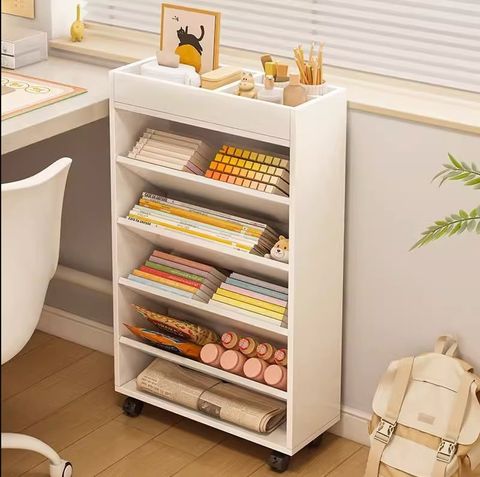 Kệ Sách Di Động Gỗ Công Nghiệp có Ngăn Chéo đa năng - GP189.03