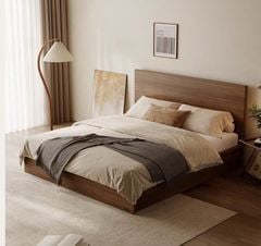 Giường Ngủ Hiện Đại Màu Óc Chó/ Full trắng - Đa Dạng Kích Thước - GP340