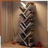 Kệ Sách Đứng Hình Cây Gỗ MDF Cho Góc Làm Việc, Học Tập Tiện Lợi - GP03