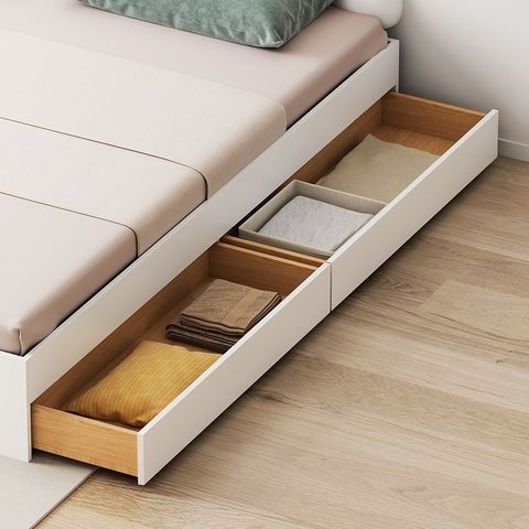 Giường Ngủ Hiện Đại (Không Tab) Vân Gỗ Trắng - Đa Dạng Kích Thước - GP342