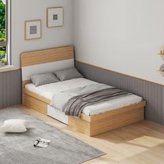 Giường Ngủ Hiện Đại Phong Cách Nhật Bản Có ngăn Chứa Đa Năng - GP244