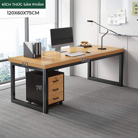 [Combo] B.L.V Kết Hợp Tủ Hồ Sơ Nhỏ Khung Đen Gỗ Óc Chó - GM191 - Khai tử