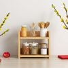 Kệ Đựng Gia Vị Gỗ MDF 2 Tầng Đa Năng - Nội Thất IGA - GA18