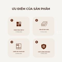 Tủ Quần Áo 4 Cánh To 2 Ngăn Kéo Trắng Vân Gỗ GP329.13